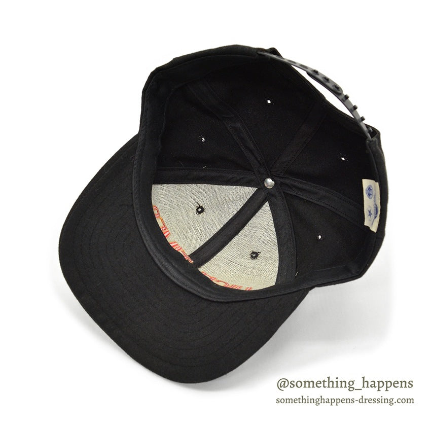 1990's DEADSTOCK HIGH TIMES EMBROIDERY LOGO CAP BLACK...