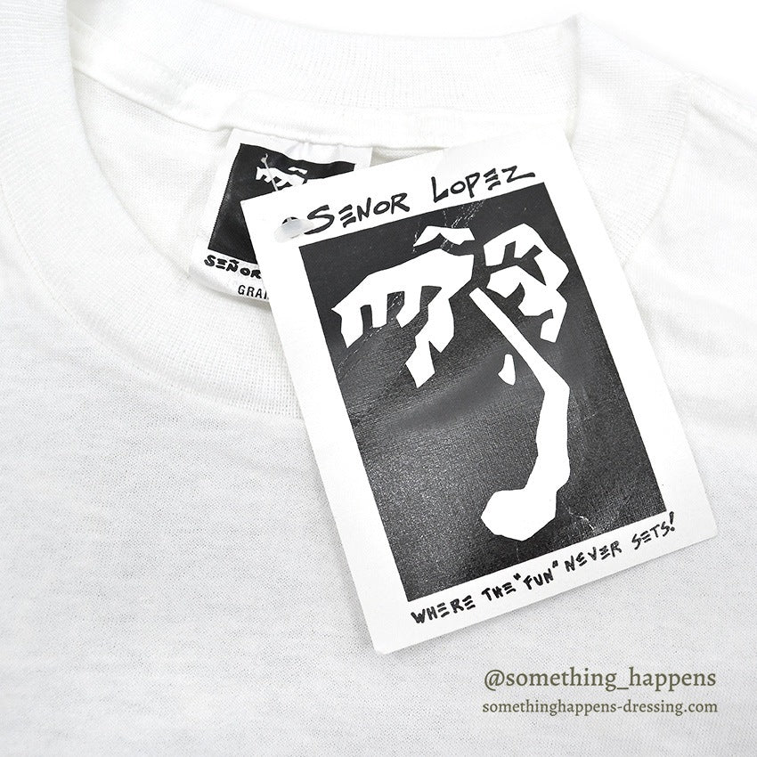 ~1990's DEADSTOCK SENOR LOPEZ SURF ART PRINT T-SHIRT ... GRANDE