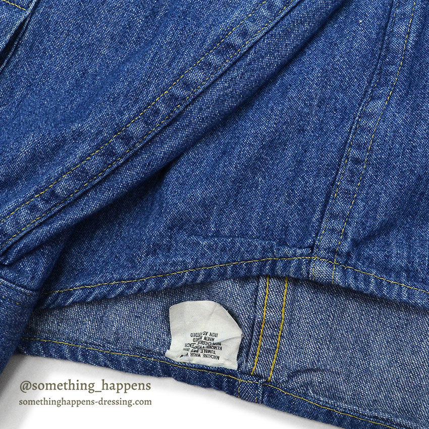 1980's ORVIS DENIM WORK SHIRT ... M