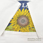 1990's ONEITA SUN FLOWER KANSAS GROWN ART T-SHIRT ... XXL