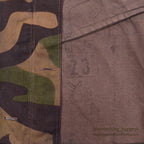 1960's CZECHOSLOVAKIA MILITARY BROWN DYED SALAMANDER PATTERN CAMO COAT...