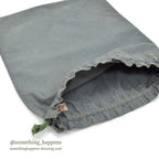 1940's AMERICAN JUNIOR RED CROSS WW2 GRAY COTTON DITTY BAG ...