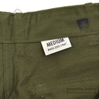 1960's DEADSTOCK USARMY TROUSERS, MEN'S, COTTON SATEEN OG107 ... MEDIUM