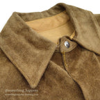 1960's~ SUPERIOR SUEDE LEATHER JACKET BROWN...