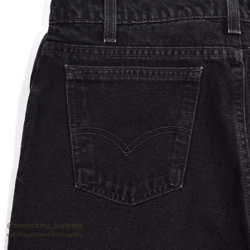 1990's Levi's 518 BLACK DENIM PANTS...W34/L32