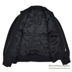 1950's~ JAPAN SOUVENIR JACKET TIGER HEAD UNUSUAL JACKET BLACK...