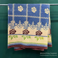 ~1950's BEACON FLORAL PATTERN BLANKET ... 180cm/160cm