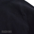1990's CHAMPION DARK NAVY BLANK REVERSE WEAVE SWEAT PARKA... LARGE