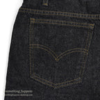 1990's DEADSTOCK Levi's 505 BLACK DENIM PANTS USA製 ... W36/L34