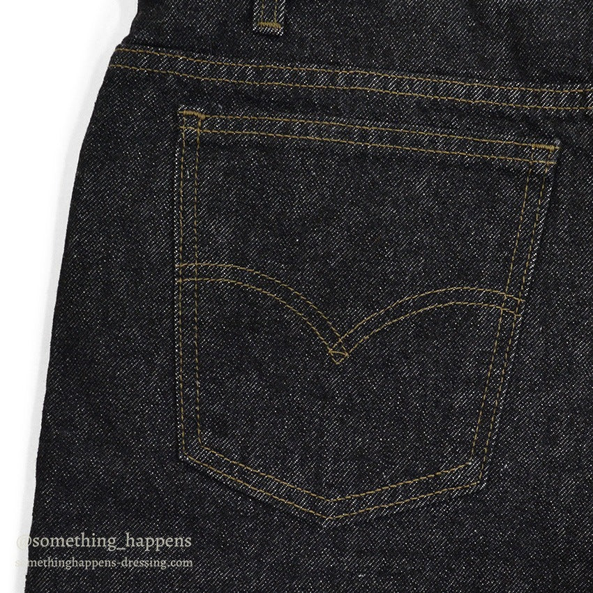 1990's DEADSTOCK Levi's 505 BLACK DENIM PANTS USA製 ... W36/L34
