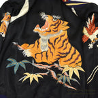 1950s JAPAN SOUVENIR JACKET (Sukajan) - Tiger/Eagle design with speed zipper... Fits like XL