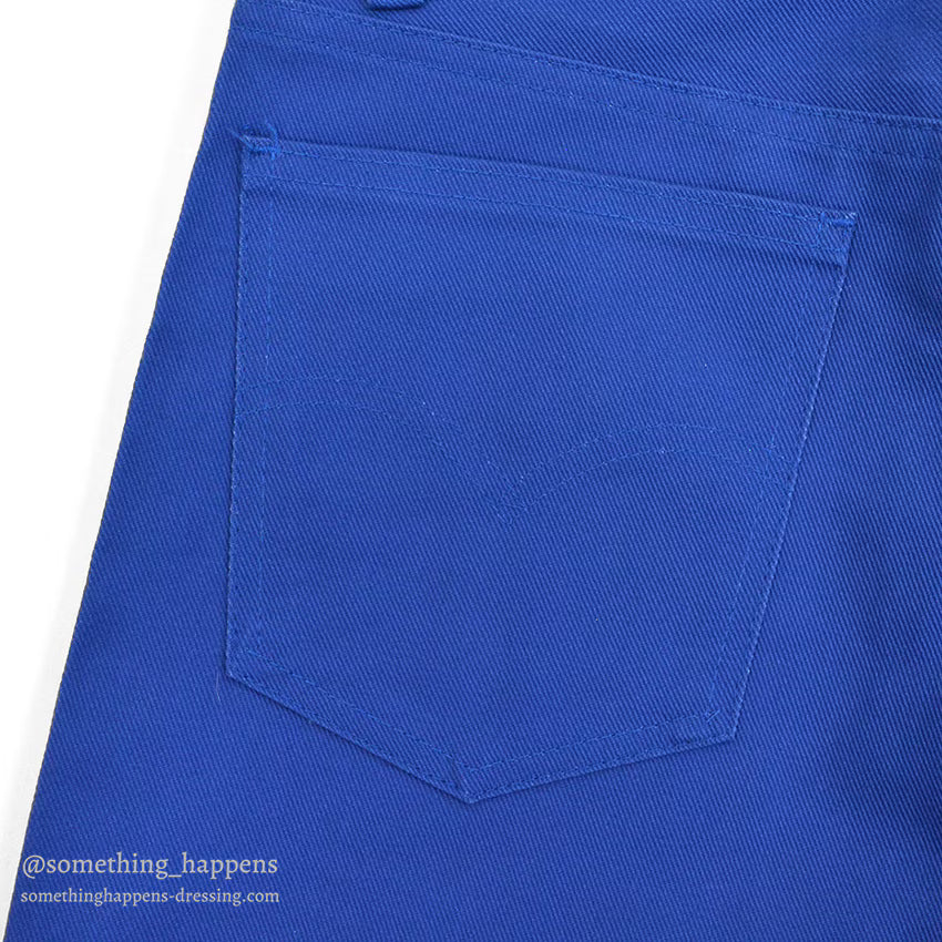 1980's DEADSTOCK Levi's 505-2818 BLUE COTTON TWILL PANTS... W31/L34