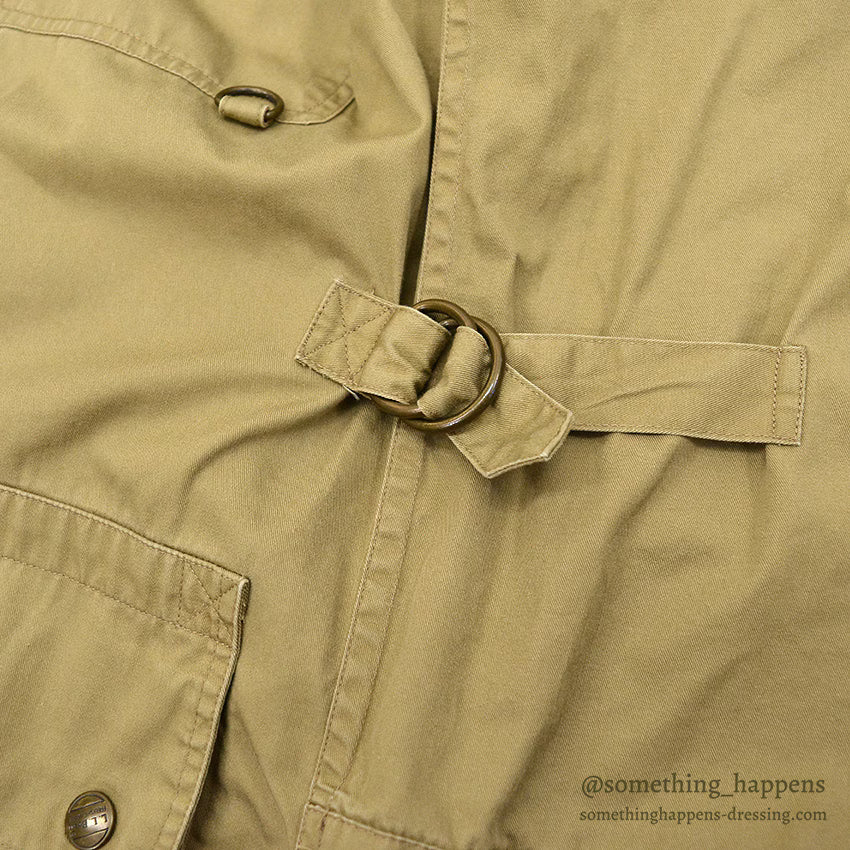 1980's~ LLBEAN COTTON POPLIN SAFARI JACKET...