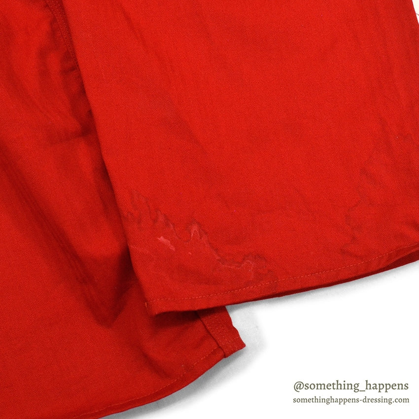 1950's HERCULES NATION-ALLS RED HBT WORK COVERALL ... 38R