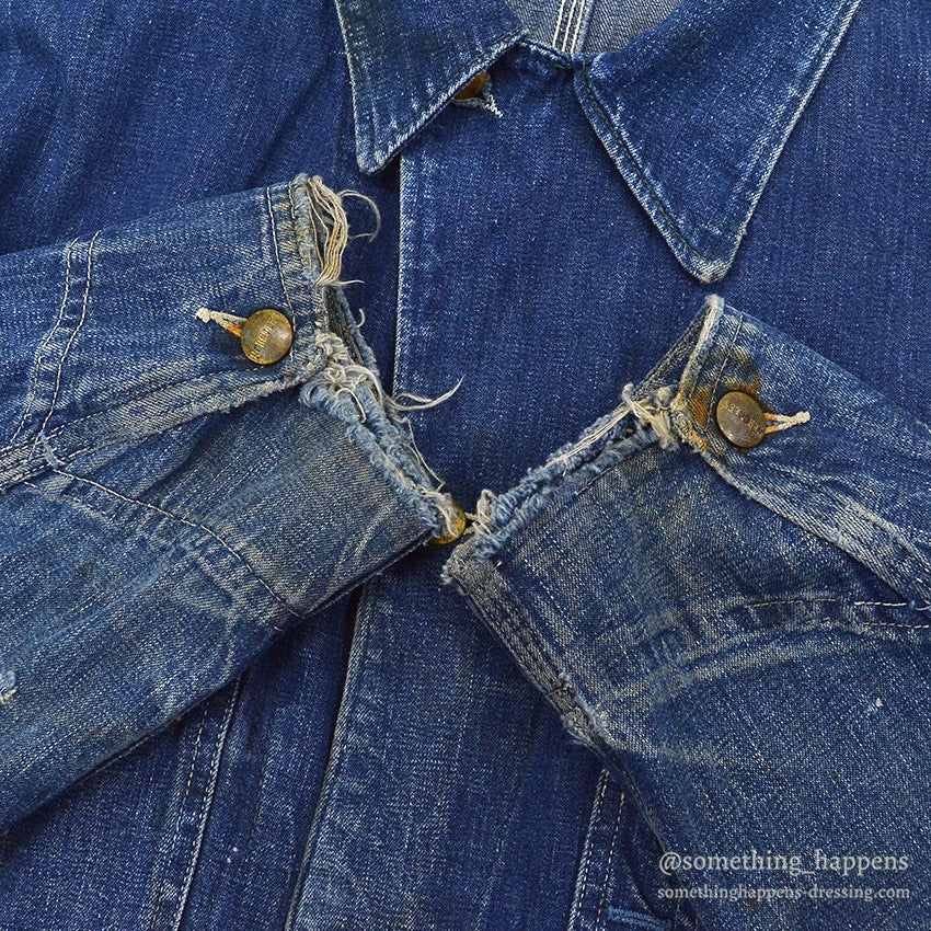 1950's HERCULES DENIM COVERALL GOOD FADED...