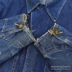 1950's HERCULES DENIM COVERALL GOOD FADED...