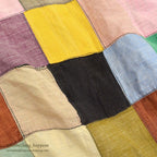 1970's SING & SMILE INDIA MADRAS CRAZY PATCHWORK SHIRT ... L