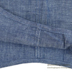 1960's DEADSTOCK BELTEX ALL COTTON CHAMBRAY L/S SHIRT... 16