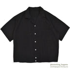 1960's~ BLACK OVERDYED S/S SHIRT ...