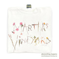 1990's FAMOUS SPORTSWEAR MARTHAS VINEYARD BOTANICAL T-SHIRT... M