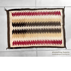 c.1940's NAVAJO RUG ZIGZAG PATTERN... 120cm/84cm