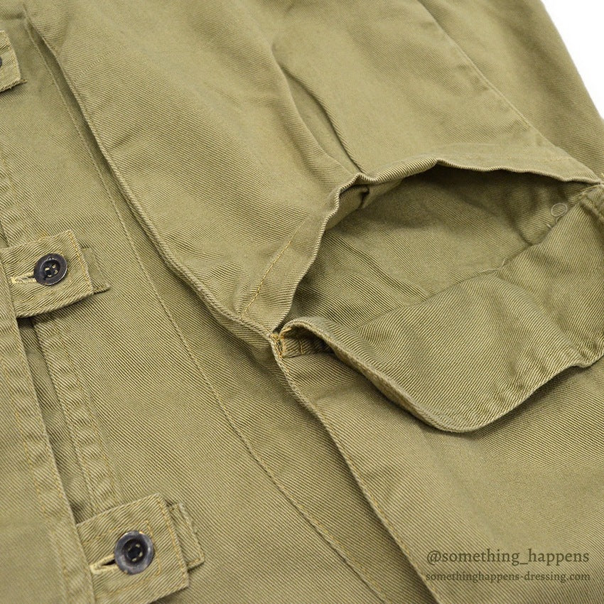 1970's~ UNUSUAL COTTON TWILL FISHING VEST...