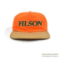 1990's FILSON OWAA ORANGE/TAN CAP...