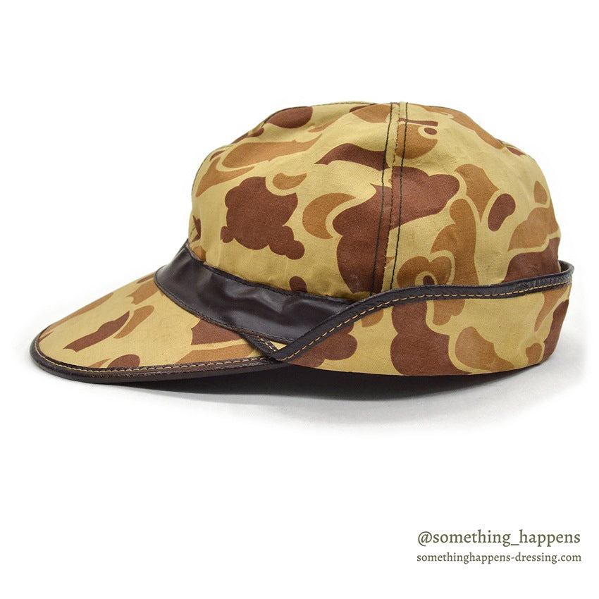 1940's~ L.L.BEAN DUCK HUNTER CAMO HUNTING CAP ...