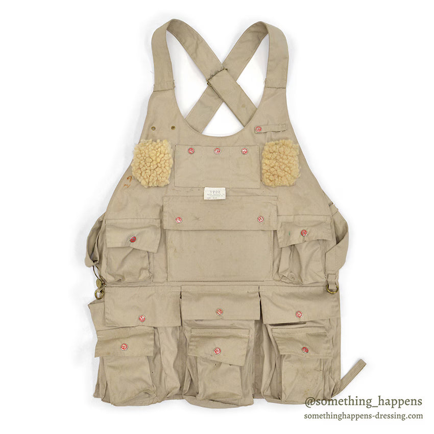 ~1970's IDEAL FISHING APRON VEST UNUSUAL...