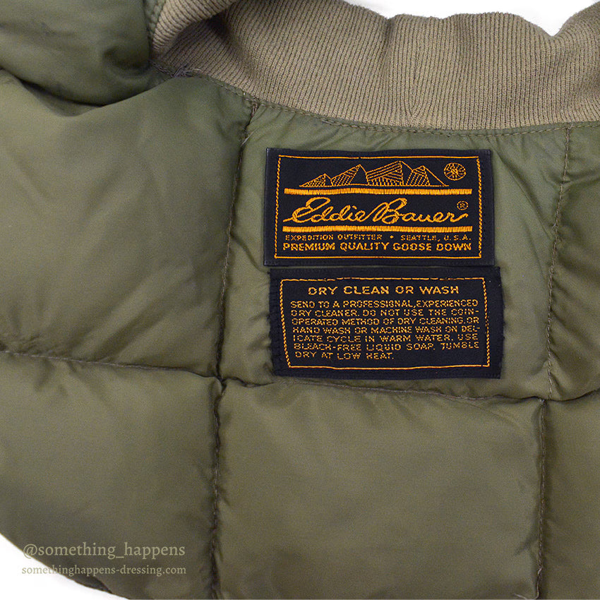 1980's EDDIE BAUER GOOSE DOWN NECK WARMER...
