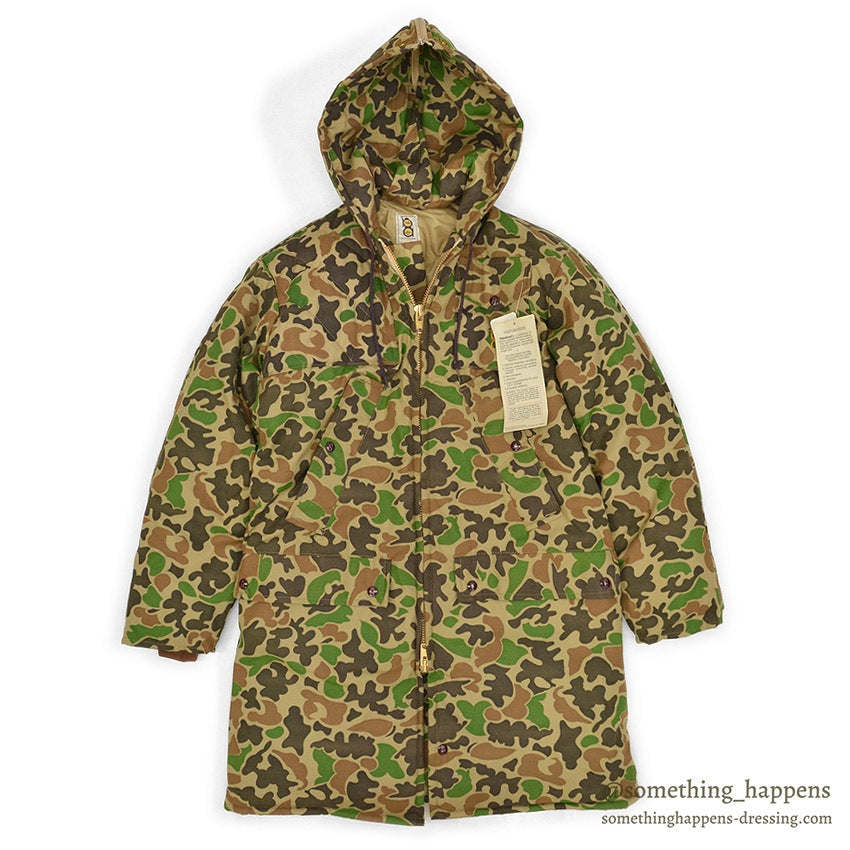 ~1970's DEADSTOCK BOB ALLEN DUCK HUNTER CAMO COAT ... S