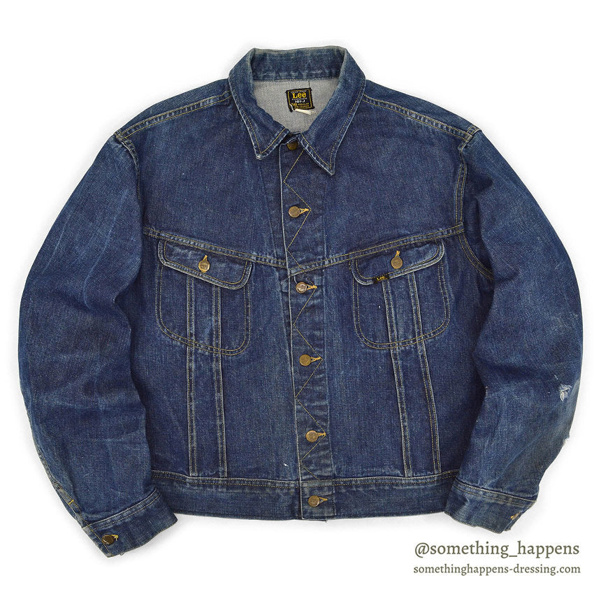 1960's Lee 101-J DENIM JACKET / BIG SIZE...50
