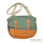 1960's DEADSTOCK LLBEAN HEAVY DUTY HAVERSACK / GREEN...
