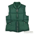 1970's MIGHTY-MAC NORSAC PRIME GOOSE DOWN VEST / GREEN ... M