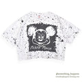 1990's DISNEY MICKEY MOUSE OVER SIZE T-SHIRT / CROPPED...