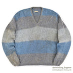 1960's TOWNCRAFT PENNEY'S MOHAIR V-NECK SWEATER...