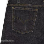 1990's Levi's 505 BLACK DENIM PANTS...W36/L30