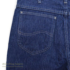 1980's Lee 203 STRIPE DENIM PANTS / TRIM FIT ... W34/L36