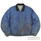 1960's OSHKOSH DENIM JACKET / COTTON FLANNEL BLANKET...