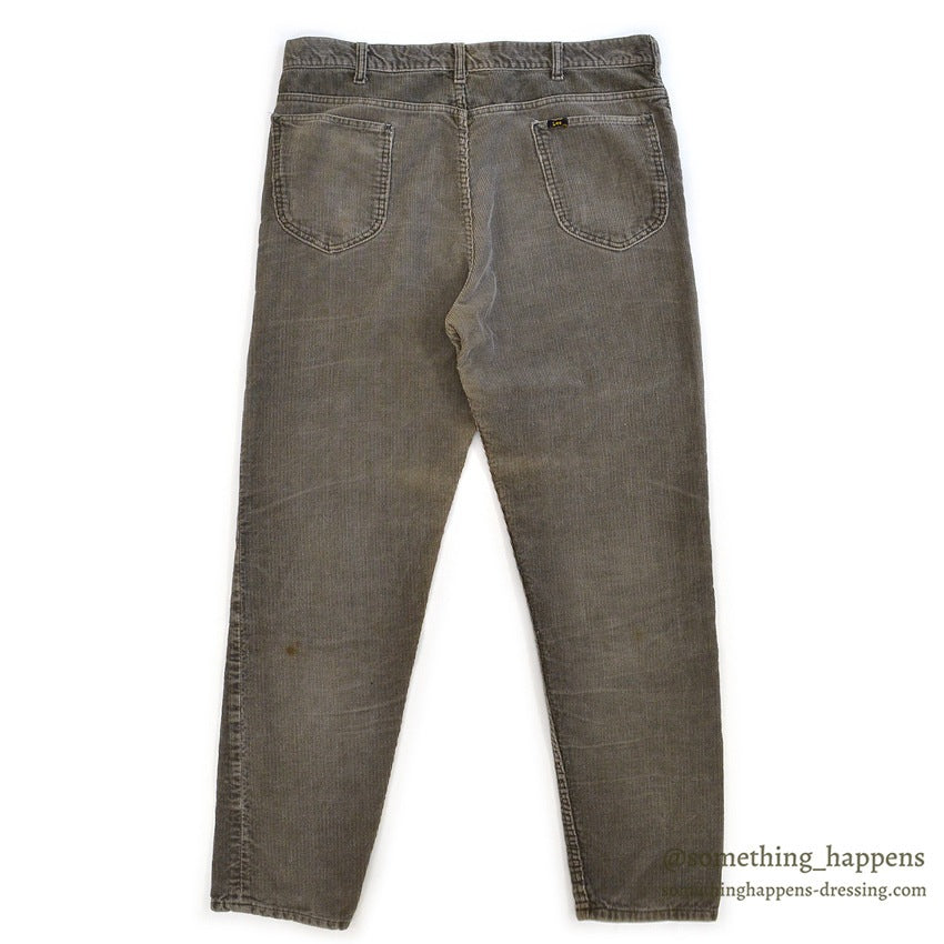 1960's Lee Leens CORDUROY PANTS / TAPERED LEG ... W36/L29