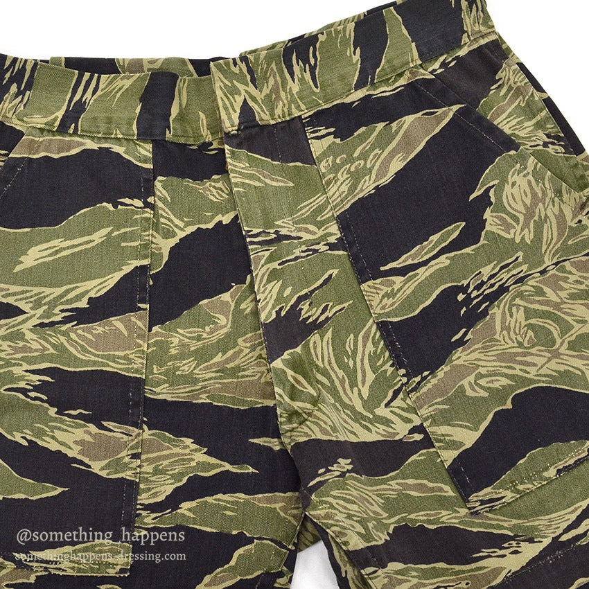 ~1970's ORIGINAL VIETNAM TIGER STRIPE SHORTS...W31