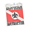 1990's HLMILLER CERTIFIED MUFF DIVING INSTRUCTOR T-SHIRT ... L