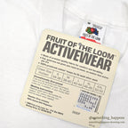 1980's~ FRUIT OF THE LOOM WHITE BLANK T-SHIRT ... M