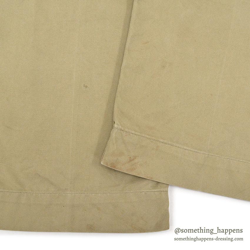 1950's U.S.ARMY TROUSERS, COTTON, KHAKI 1945 ... W34/L29