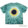 1980's~ SUNDOG TIE DYE SUN FLOWER T-SHIRT... XL