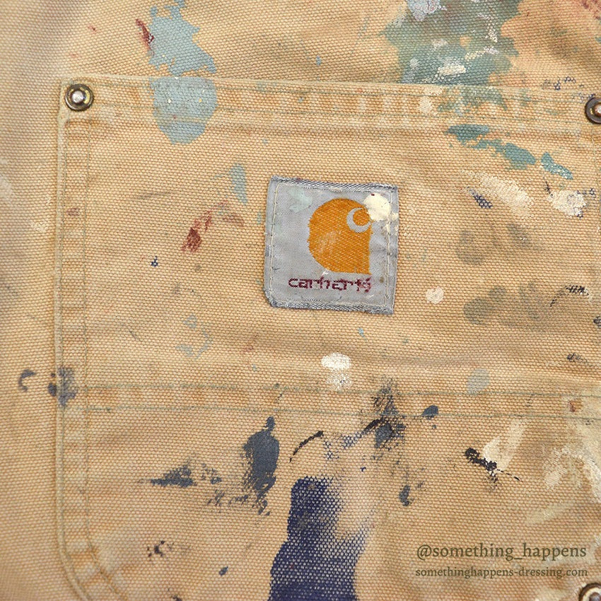 1990's CARHARTT DOUBLE KNEE DUCK PAINTER PANTS ... W33/L29