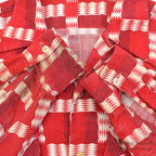 ~1950's GEOMETRIC ZIG ZAG PATTERN PRINT FLANNEL SHIRT...