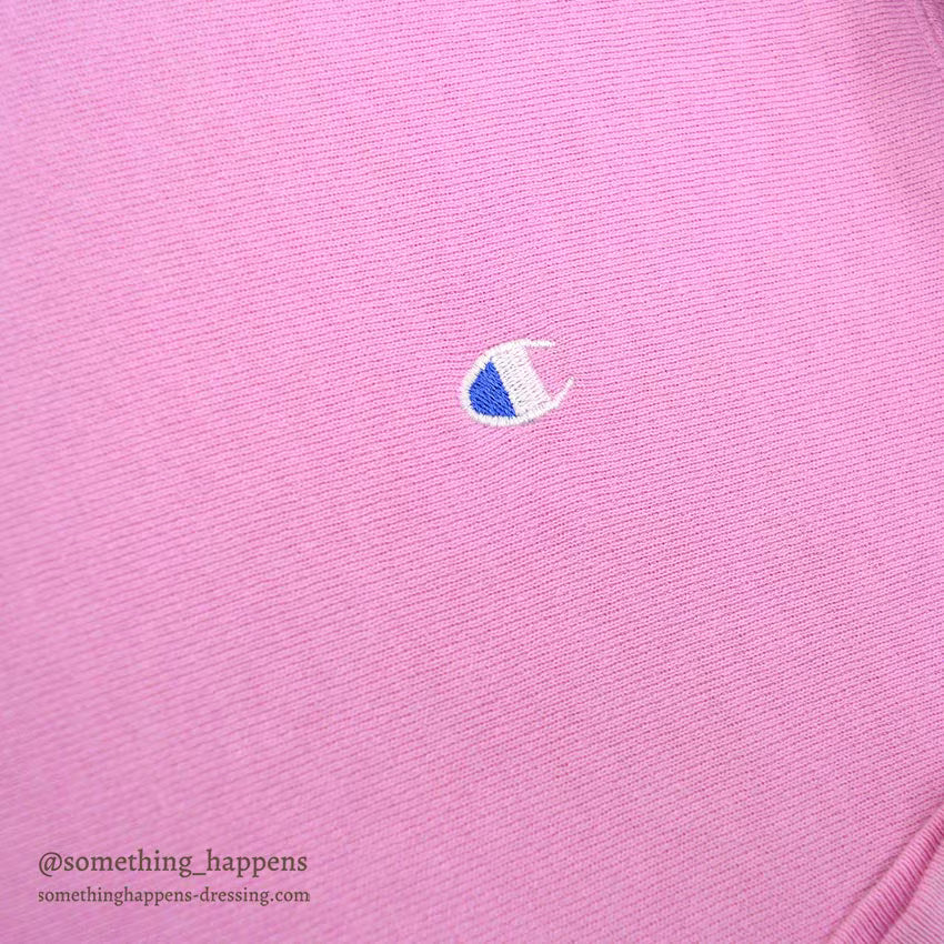 1990's CHAMPION REVERSE WEAVE SWEAT SHIRT / PINK ... L