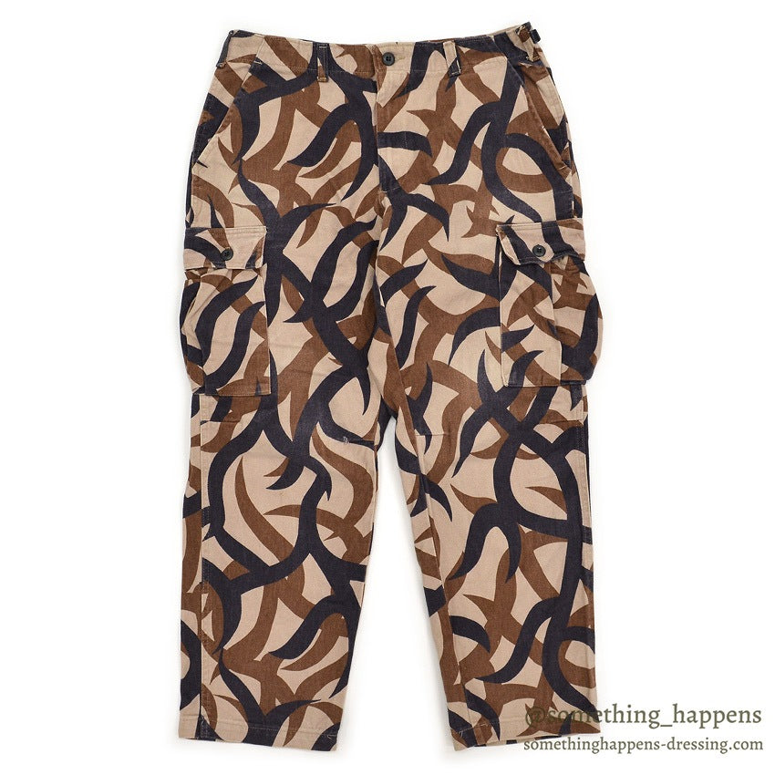 1990's BRIGADE QUARTERMASTERS ASAT CAMO PANTS / THICK COTTON... MR