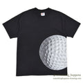 1990's HANES GOLF BALL ART T-SHIRT... L